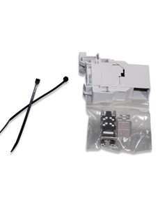 Through terminal RJ45 on cutting terminal for C-rail